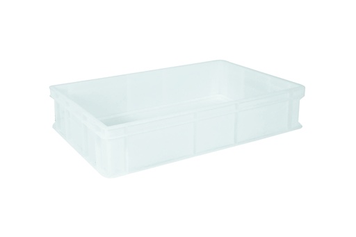 Teigwanne aus Polyethylen, 600 × 400 × 130 mm, weiß