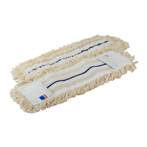 Hospitalmopp Tufting 40 cm | weiß/blau
