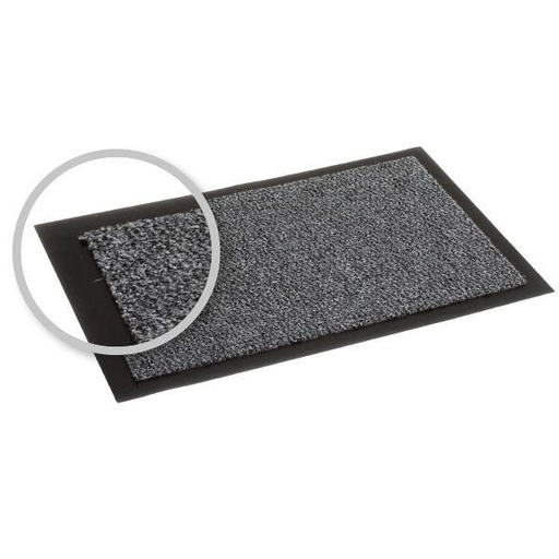 Schmutzfangmatte 90 x 150 cm, Farbe grau meliert