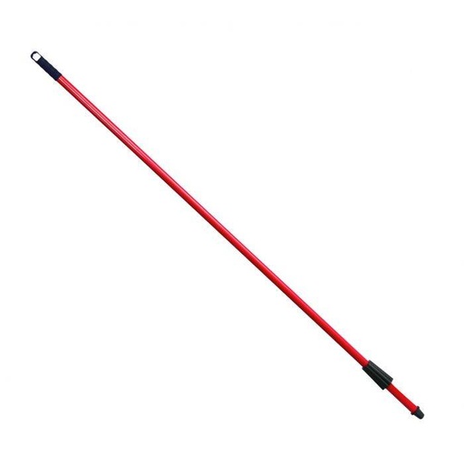 Gerätestiel Stahlrohr "haug in-up", rilsaniert, 1,40 m Ø 21 mm | rot