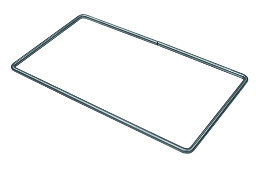 Verschlussgriff aus Edelstahl, 450 x 250 mm