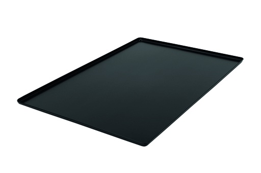 Ausstell-/Thekenblech aus Aluminium, 600 x 400 x 10 mm, schwarz