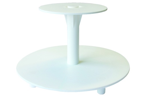 Etagen-Tortenständer aus Polystyrol, Ø 250 / 340 mm, 2-teilig