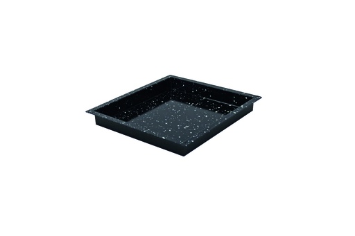 Backblech GN 2/3, Granit-Emaille, 354 x 325 x 40 mm