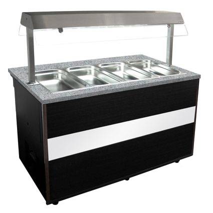 Salatvitrine Gastroline Open mit 726 Liter Volumen | 2500x800x850  mm