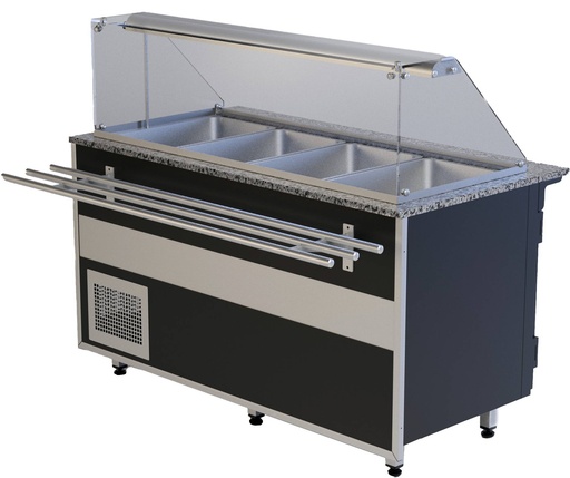 Speiseausgabe Gastroline Bemar T | Volumen: 211 Liter | 1000x800x850  mm