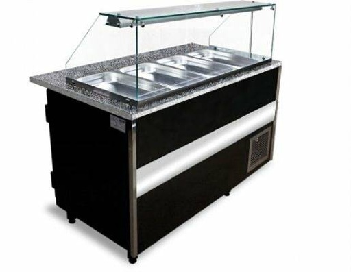 Salatvitrine Gastroline mit 386 Liter Volumen | 1000x900x850  mm