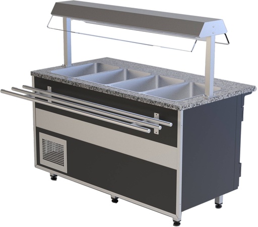 Speiseausgabe Gastroline Open Bemar T | Volumen: 75 Liter | 1000x800x1350 mm
