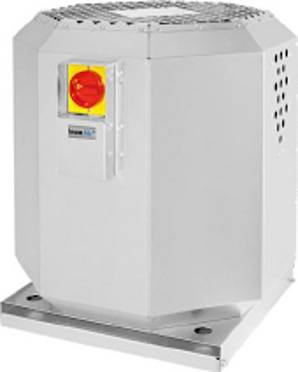 Dachventilator 230 V | witterungsbeständiges Aluminum | Stufenregler | Motor außerhalb des Luftstroms | 984 x 776 mm | 400 mm Durchmesser