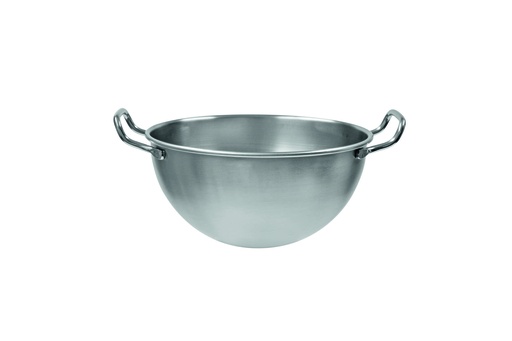Handschlagkessel aus Edelstahl, Ø 260 mm