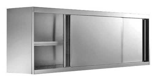 Wandhängeschrank mit Schiebetüren, Bautiefe 400 mm | 1700x400x600 mm