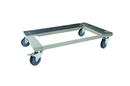 Fahrgestell Top-Box GN 1/1 aus Edelstahl, 620 x 420 mm