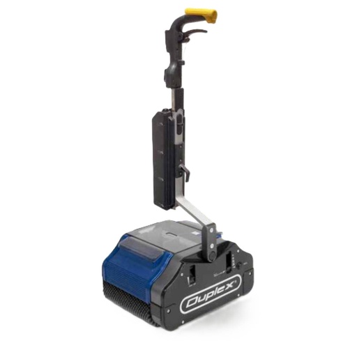 Batterie-Bürstenwalzenmaschine Duplex D340 DC Pro | schwarz/blau