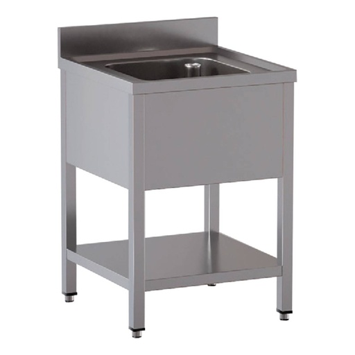 TOPLINE Spültisch / 1 Becken, 800 x 600 mm