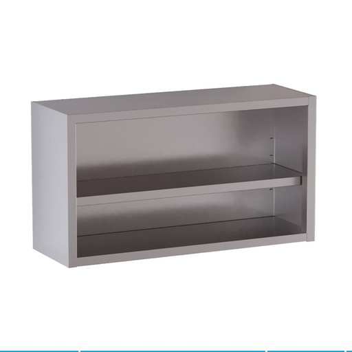 TOPLINE Wandhängeschrank / offen, 1800 x 400 mm