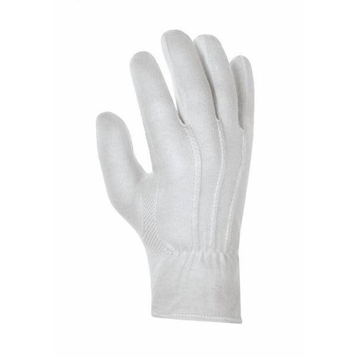 Baumwolltrikot-Handschuhe mit Noppen, mittelschwer | Größe: 08