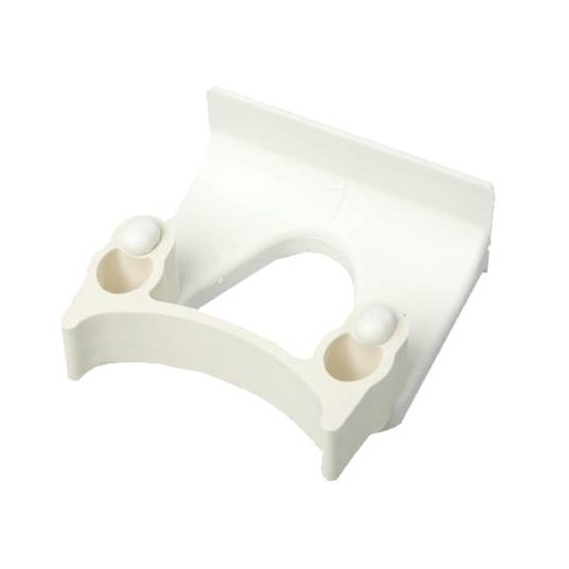 Geräte-Halter, klein Ø 22 - 32 mm | weiß
