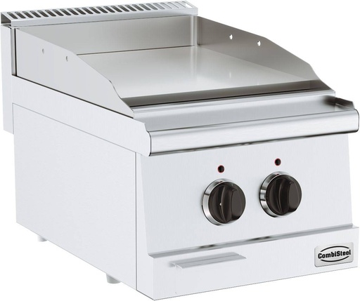 Base 600 Elektro Grillplatte Chrom, 400 x 600 x 300 mm