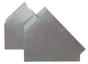 45° Kurve Viereckig 350, 350 x 350 mm