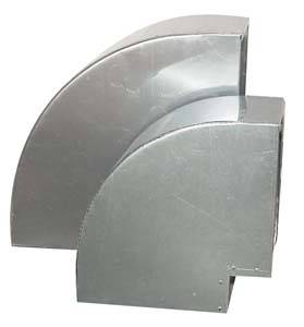 90° Kurve Viereckig 450, 450 x 450 mm