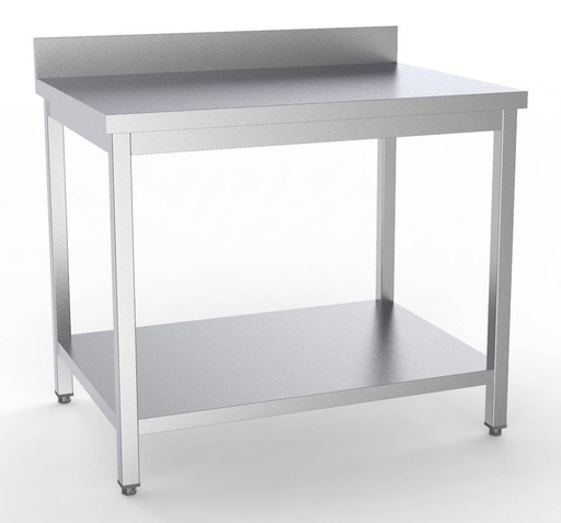 600 Arbeitstisch mit Grundboden aus Edelstahl, 1600 x 600 x 850 mm