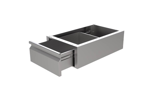 Schubladenreihe 1 Schube für Tisch, 400 x 580 x 200 mm