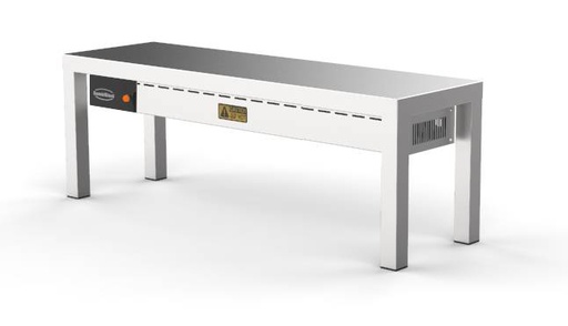 Aufsatzbord Keramisch aus Edelstahl, 250 W, 1000 x 300 x 350 mm