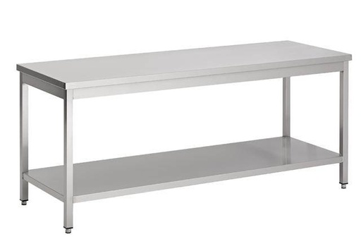 700 Arbeitstisch aus Edelstahl, 2000 x 700 x 600 mm