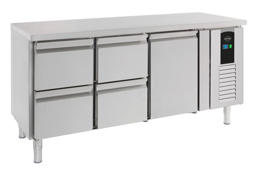 700 Kühltisch aus Edelstahl, 1795 x 700 x 860 mm, 194 L