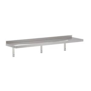 300 Wandborde 2400 aus Edelstahl, 2400 x 300 x 320 mm