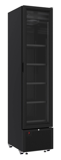 Kühlschrank 1 Glastür, 348 L, 450 x 656 x 2024 mm, schwarz