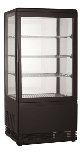 Kühlvitrine, 78 L, 428 x 386 x 960 mm, schwarz