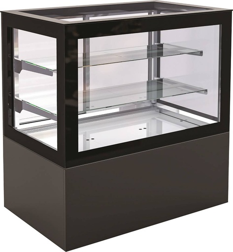 Kühlvitrine, 375 L, 1000 x 780 x 1300 mm, schwarz