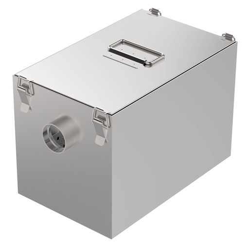 Fettabscheider aus Edelstahl, 38 L, 380 x 380 x 290 mm