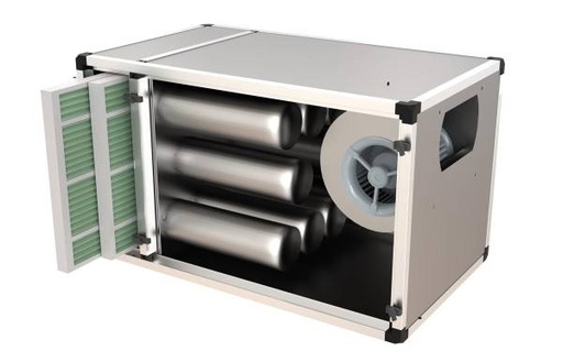Aubluftreinigungsanlage mit Motor, 1200 x 700 x 700 mm