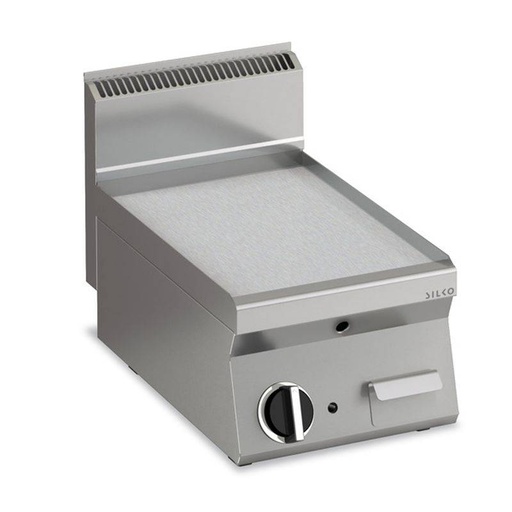 KBS Elektro Grillplatte glatt aus Edelstahl mit 1 Heizzone Tischgerät