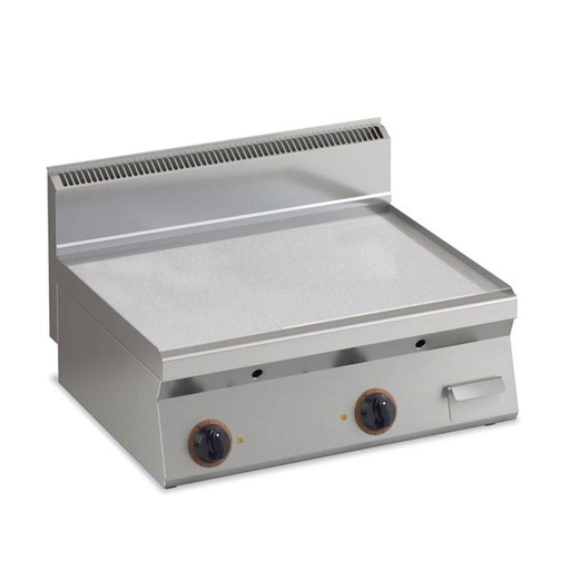 KBS Elektro Grillplatte glatt aus Edelstahl mit 3 Heizzonen Tischgerät