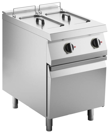 KBS Elektro-Fritteuse 2 Becken je 10 Liter Standgerät 18kW