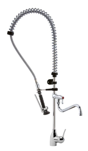 KBS STYL Hebel-Geschirrwaschbrause mit Schwenkhahn und Brausekopf BEST-PRO