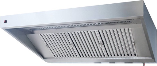 KBS Wandhaube Trapezform 100x70cm Flammschutzfilter Typ F1