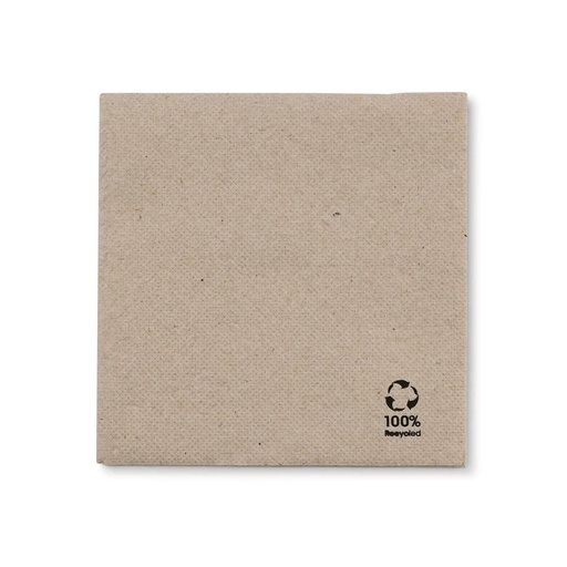 Servietten 2-lagig 1/4 Falz – 24x24cm Braun, 4000 Stk.