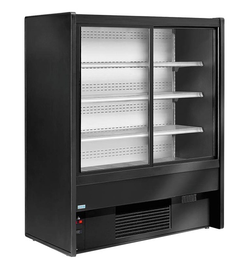 KBS Wandkühlregal Dilara 180 mit Schiebetüren selbstschließend