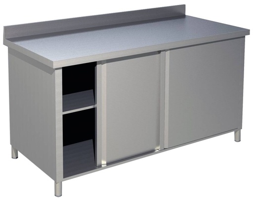 KBS Arbeitsschrank mit Aufkantung B 140cm x T 60cm