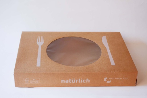 Catering-Box groß 550×375×80 mm – 45 Stück