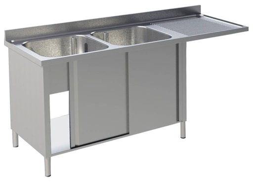 KBS Spülcenter 2 Becken links Breite 160cm