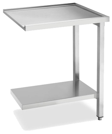 KBS Ablauftisch Breite 70cm mit Grundboden ohne Aufkantung
