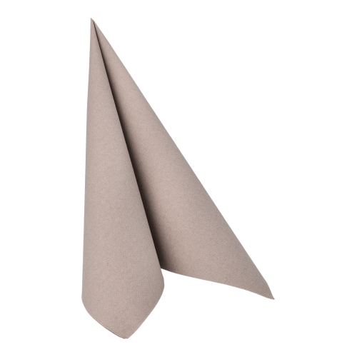 50 Servietten "ROYAL Collection" 1/4-Falz 40 cm x 40 cm grau