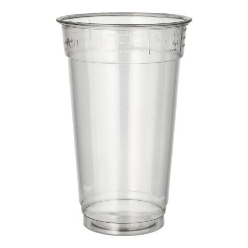 50 Trinkbecher "Hurricane", PET 0,5 L Ø 9,5 cm · 14,9 cm glasklar