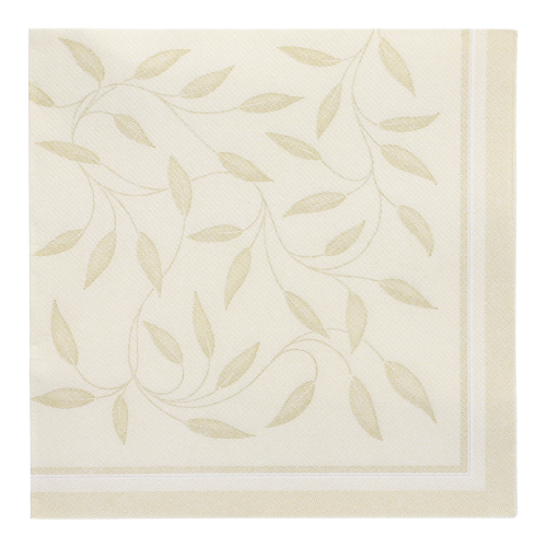 50 Servietten "ROYAL Collection" 1/4-Falz 40 cm x 40 cm champagner "New Mediterran"