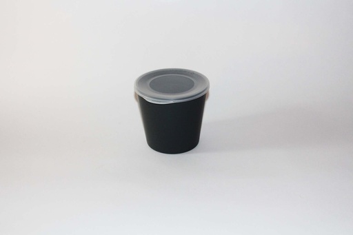 Multi Cup Ø120x80mm/480ml mit Deckel / schiefergrau / 48 Stk.